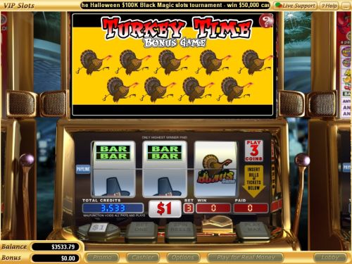 turkey time classic thanksgiving casino game