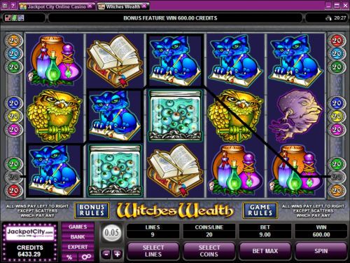 witches wealth casino game