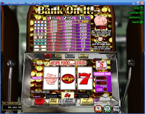 bank on it classic slot