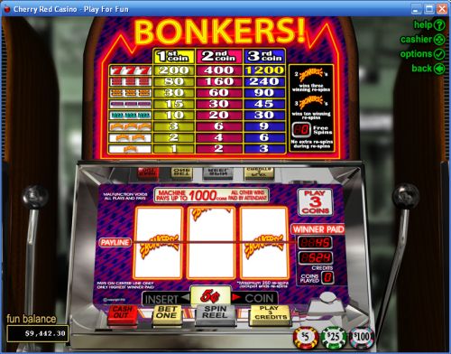 bonkers classic slot