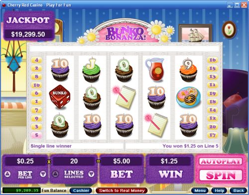 bunko bonanza video slot