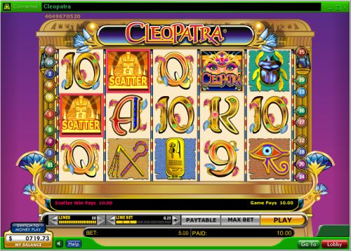 cleopatra video slot