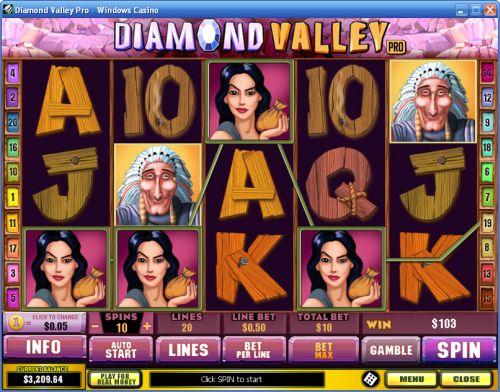 diamond valley playtech slot