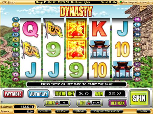 dynasty vegas tech video slot