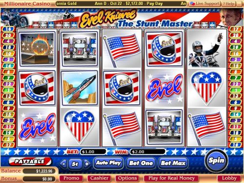 evel knievel vegas tech slot