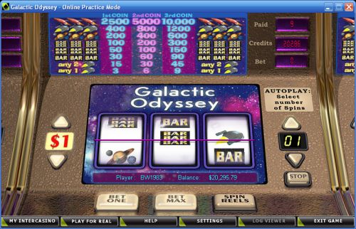 galactic odyssey classic slot