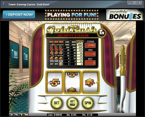 gold rush net ent slot