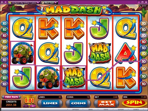 mad dash video slot