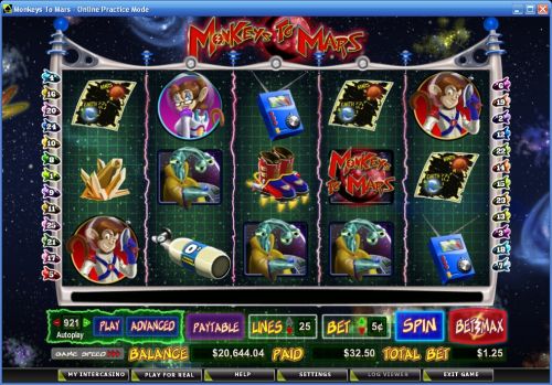 monkeys to mars video slot