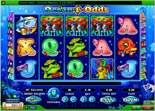 ocean odds randomlogic video slot