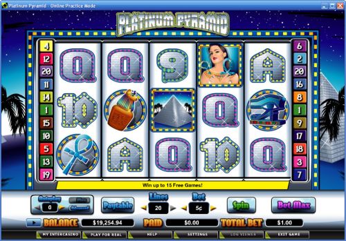 platinum pyramid video slot