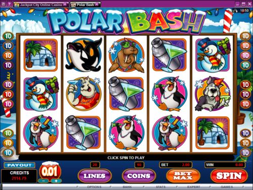 polar bash video slot