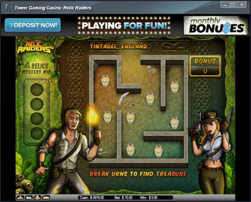 relic raiders video slot