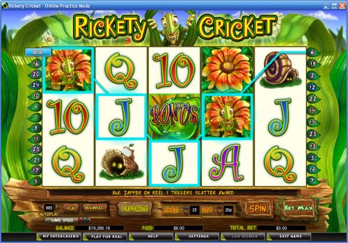 rickety cricket video slot