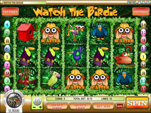 watch the birdie video slot