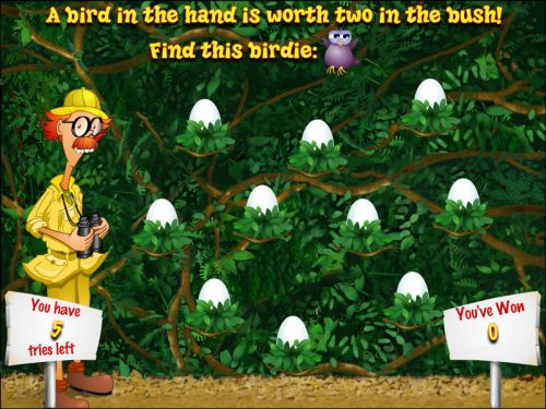 watch the birdie bonus game