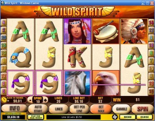 wild spirit video slot