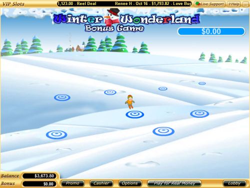 winter casino flash game