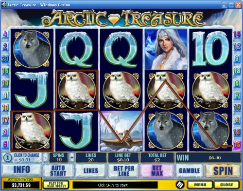 arctic treasure video slot