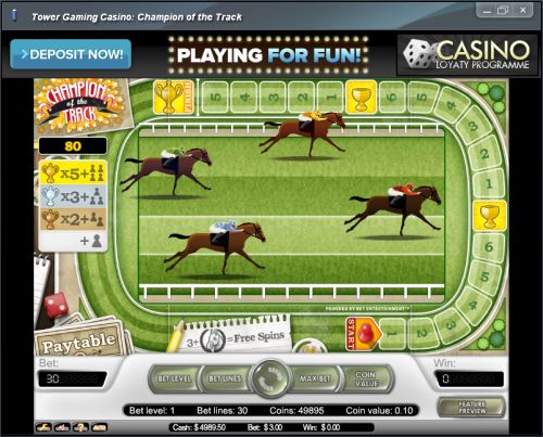 horse racing video slot