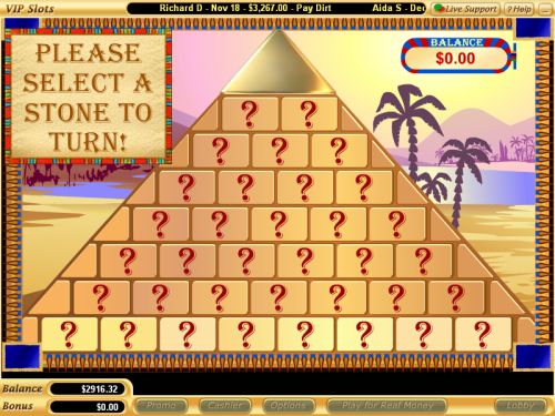 cleopatras pyramid flash game