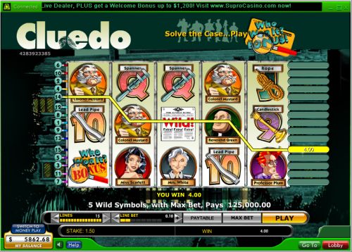 cluedo flash game