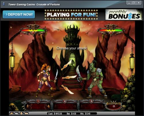 crusade of fortune flash game