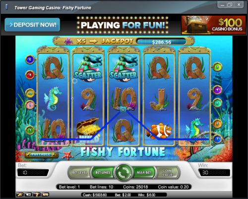 fishy fortune video slot