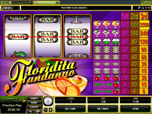 floridita fandango microgaming classic slot