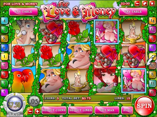 for love and money video slot