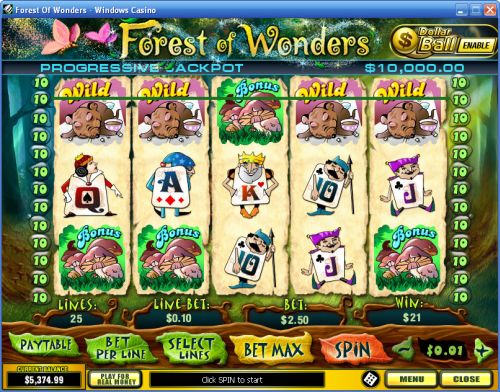 forest of wonders video slot