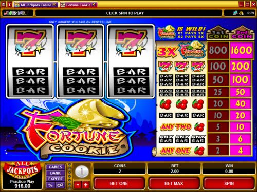 fortune cookie microgaming slot