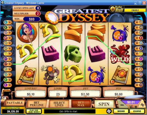 greatest odyssey video slot