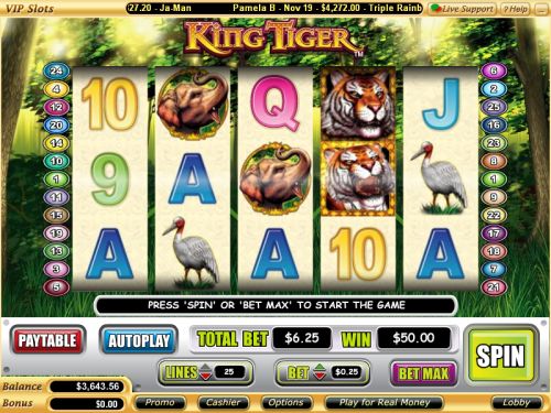 king tiger video slot