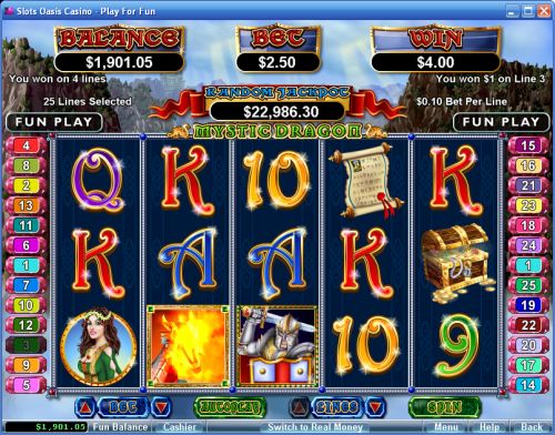 mystic dragon video slot