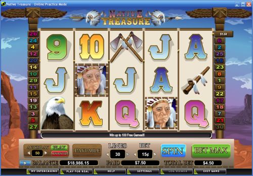 native treasure video slot