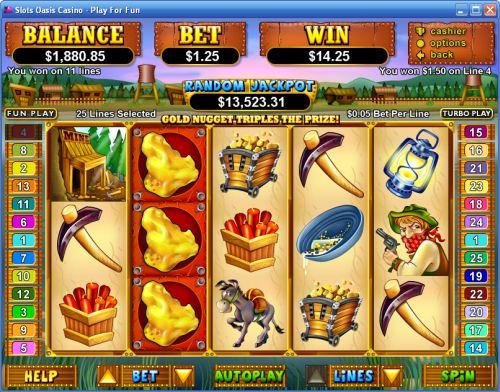 paydirt video slot