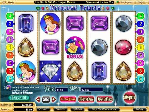 princess jewels video slot