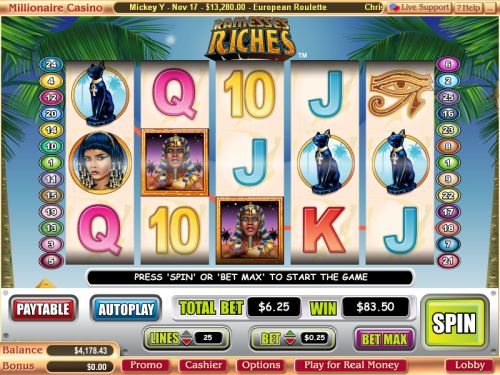 ramesses riches video slot