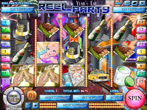 reel party platinum video slot