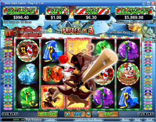 return of the rudolph video slot