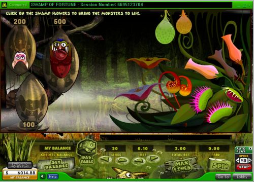 swamp of fortune flash game