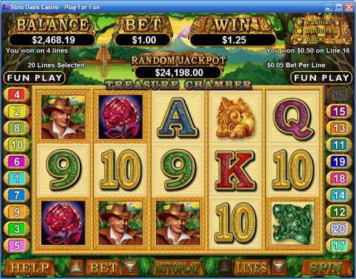 treasure chamber video slot