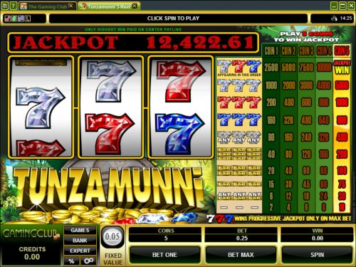 tunzamunni progressive jackpot slot