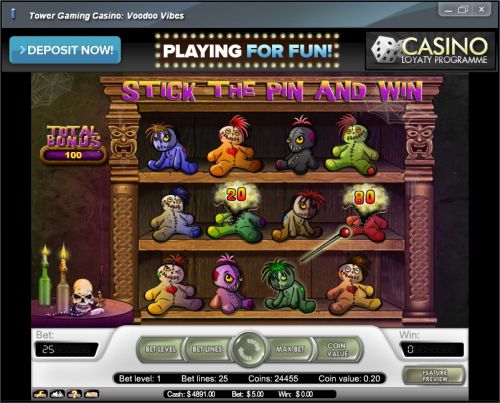 voodoo vibes casino bonus game