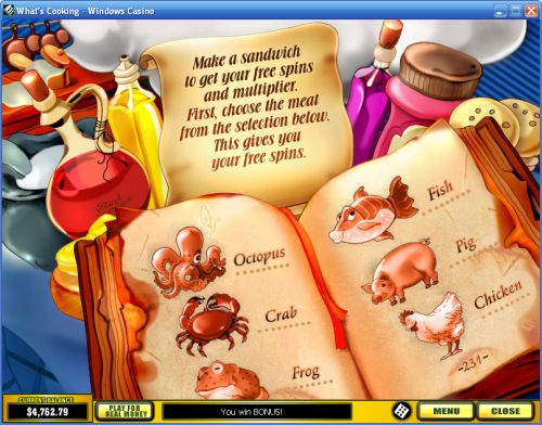 whats cooking casino flash game