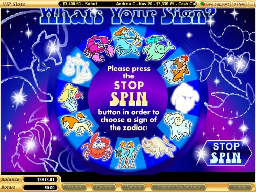 whats your sign astrology slot casino game