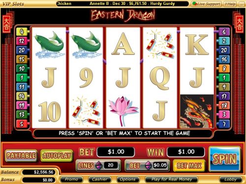 eastern dragon video slot