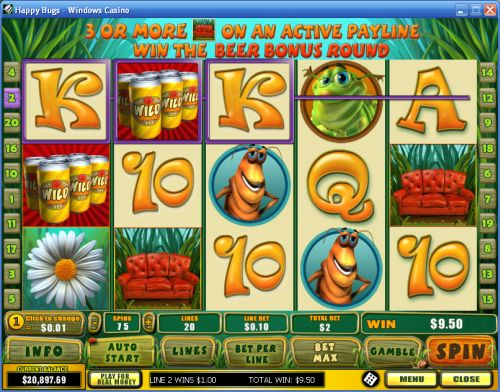 happy bugs video slot