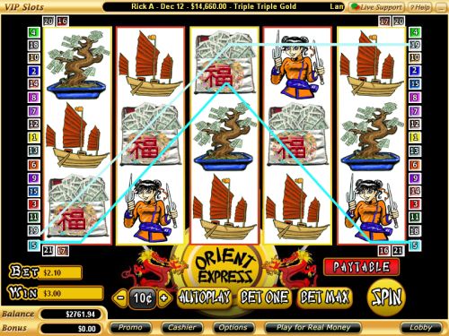 orient express video slot